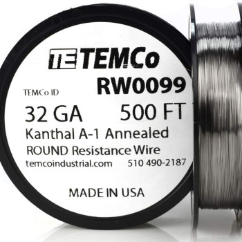 TEMCO Kanthal A1 Coil Rezistans Teli 10m (26ga/28ga/30ga/32ga)