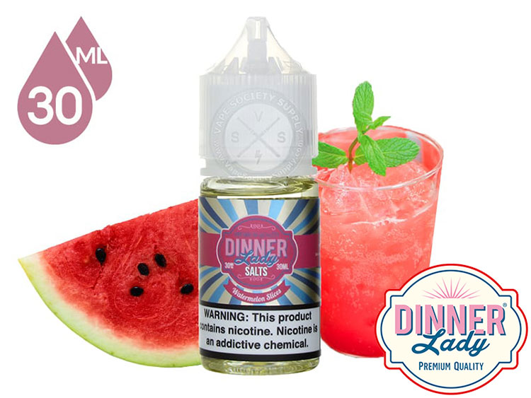 Dinner Lady - Watermelon Slices Salt Likit (30ML)