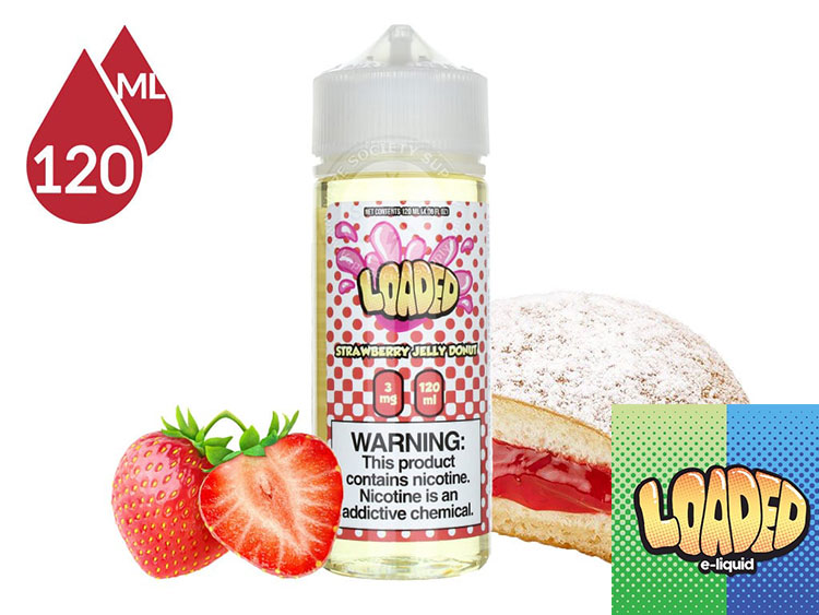 LOADED - Strawberry Jelly Donut (120ML)