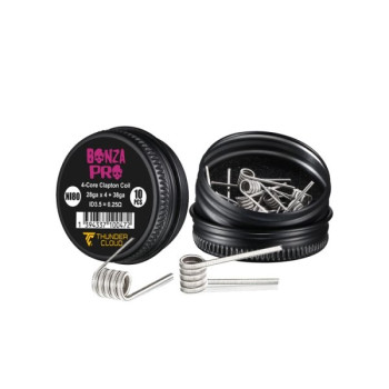 Thunder Cloud Bonza Pro Fused Clapton Ni80 (10 Adet Hazır Tel)