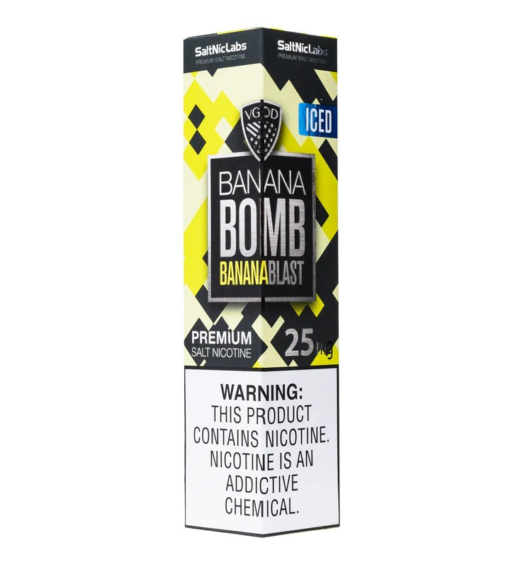 VGOD SaltNic - Banana Bomb ICED Salt Likit (30ML)