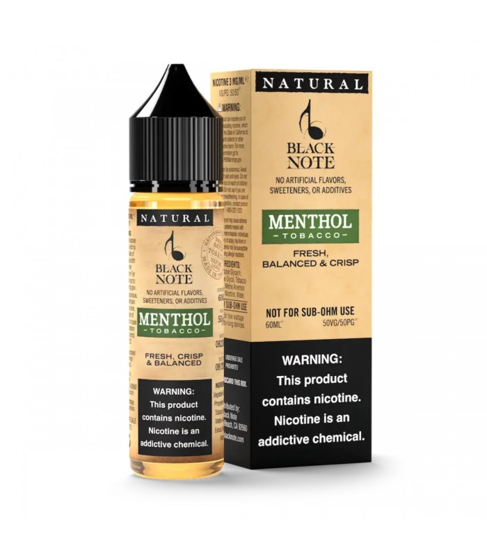 Black Note - Menthol Tobacco 60ML (Mentollü Tütün)