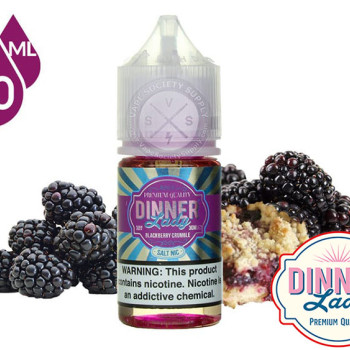 Dinner Lady - Blackberry Crumble Salt Likit (30ML)