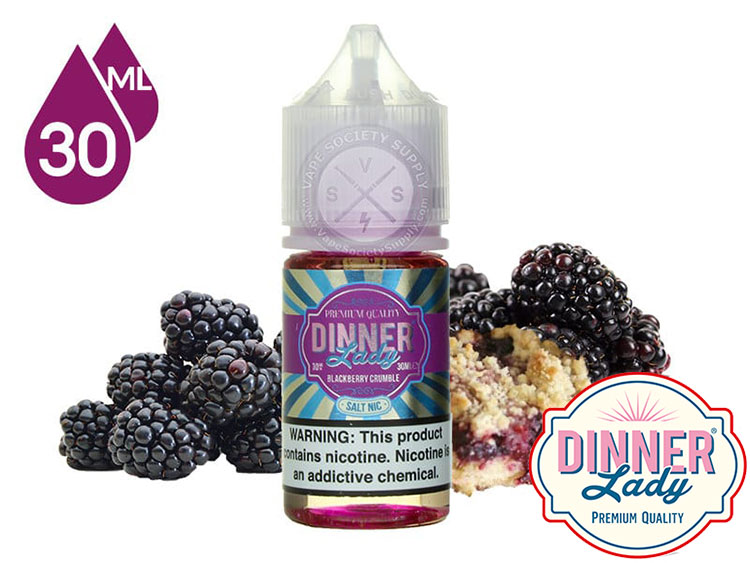 Dinner Lady - Blackberry Crumble Salt Likit (30ML)