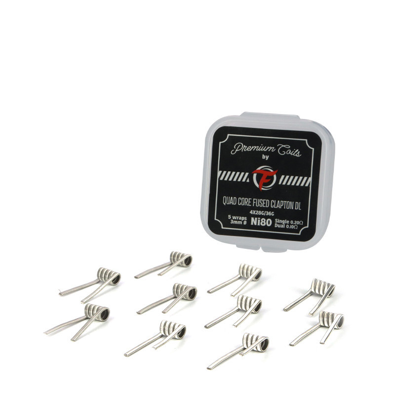 Fumytech Quad Core Fused Clapton DL Ni80 0.20oHm (10 Adet Hazır Tel)