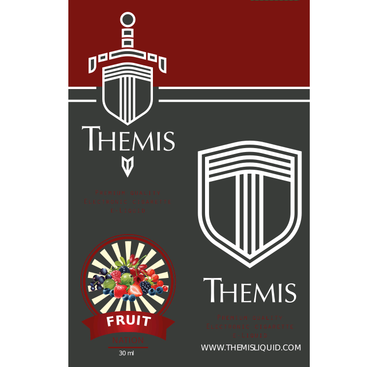 Themis Premium e-Liquid - Fruit Nation Elektronik Sigara Likiti (30 ml)