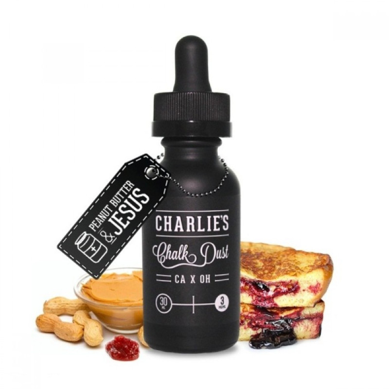Charlie s Chalk Dust - Peanut Butter Jesus Premium Elektronik Sigara Likiti (30 ML)