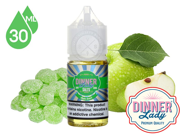 Dinner Lady - Apple Sours Salt Likit (30ML)