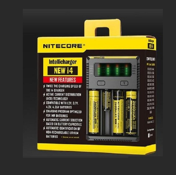 Nitecore Intellicharger New i4 Li-ion 18650 Pil Şarj Aleti