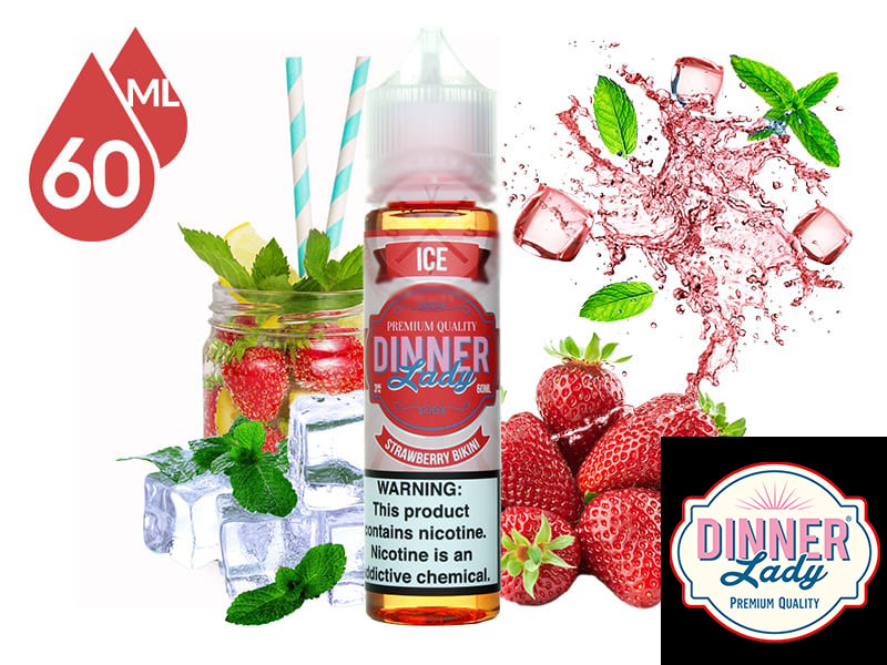 Dinner Lady - Strawberry Bikini Elektronik Sigara Likiti (60 ML)