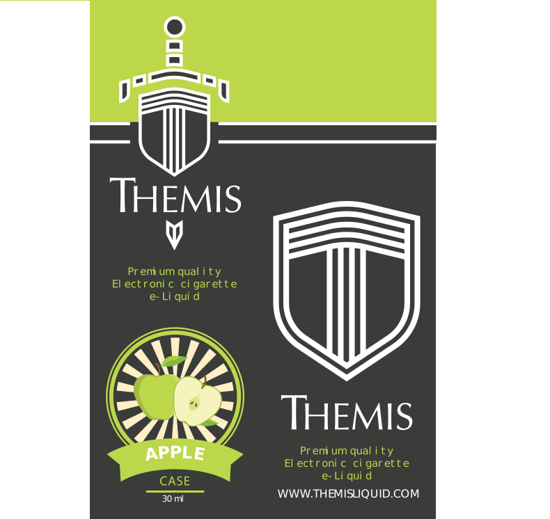 Themis Premium e-Liquid - Apple Case Elektronik Sigara Likiti (30 ml)