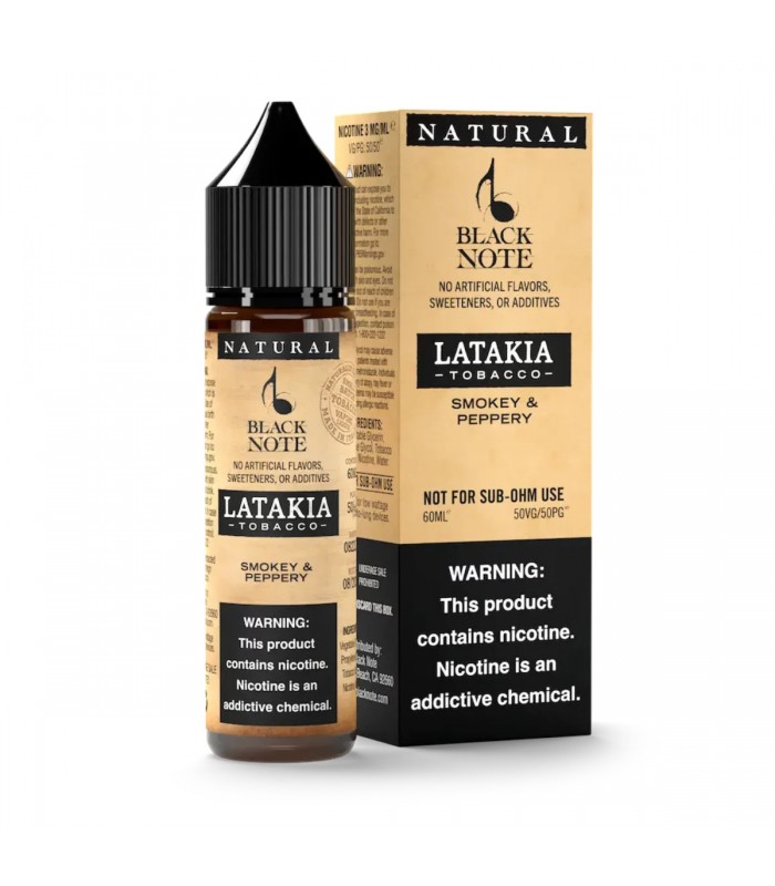 Black Note - Latakia Tobacco 60ML (Lazkiye Tütünü)