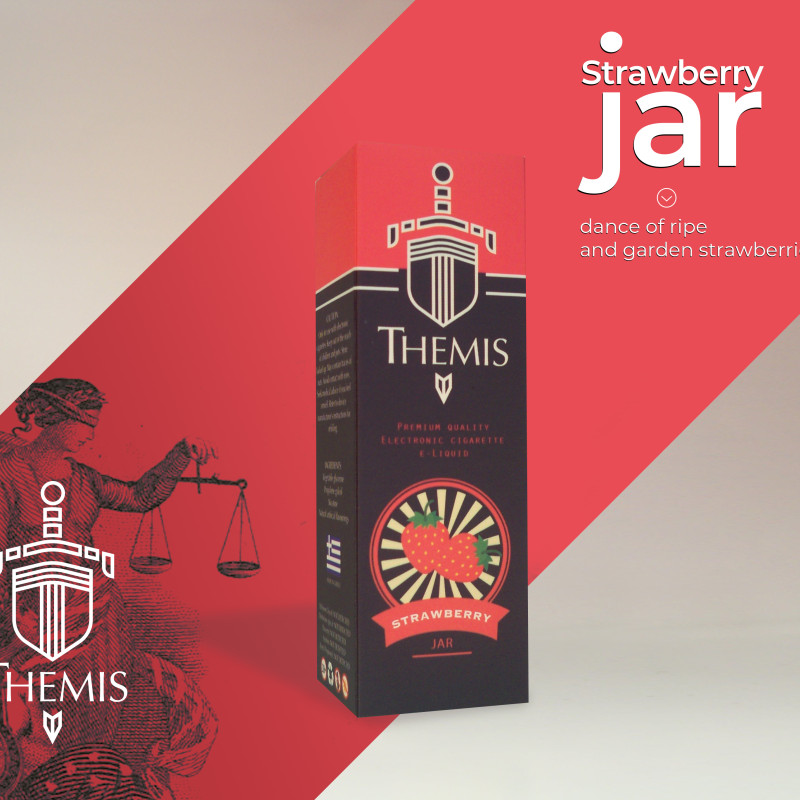 Themis Premium e-Liquid - Strawberry Jar Elektronik Sigara Likiti (30 ml)
