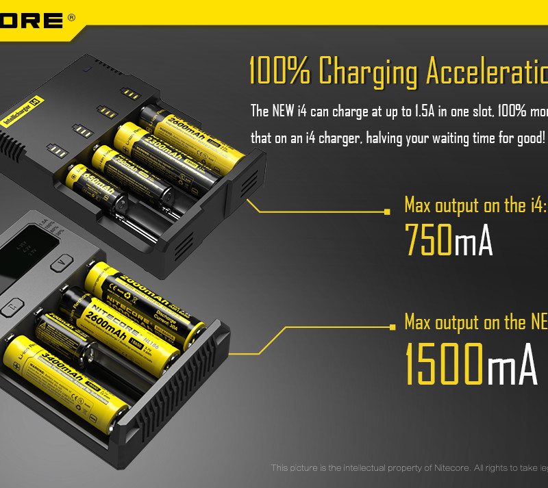 Nitecore Intellicharger New i4 Li-ion 18650 Pil Şarj Aleti