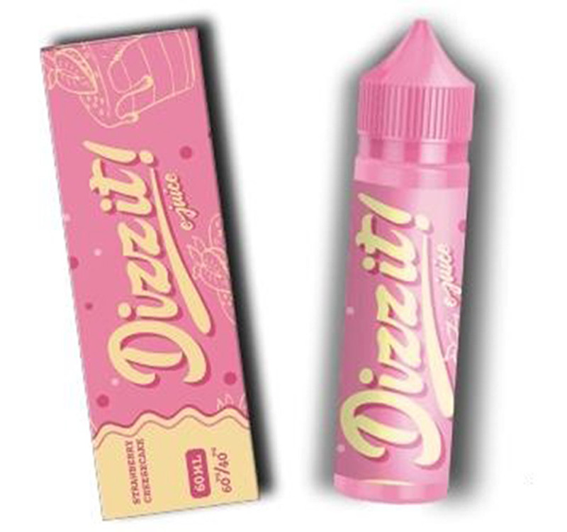 Dizzit E-Juice Strawberry Cheesecake Premium Likit (60ML)